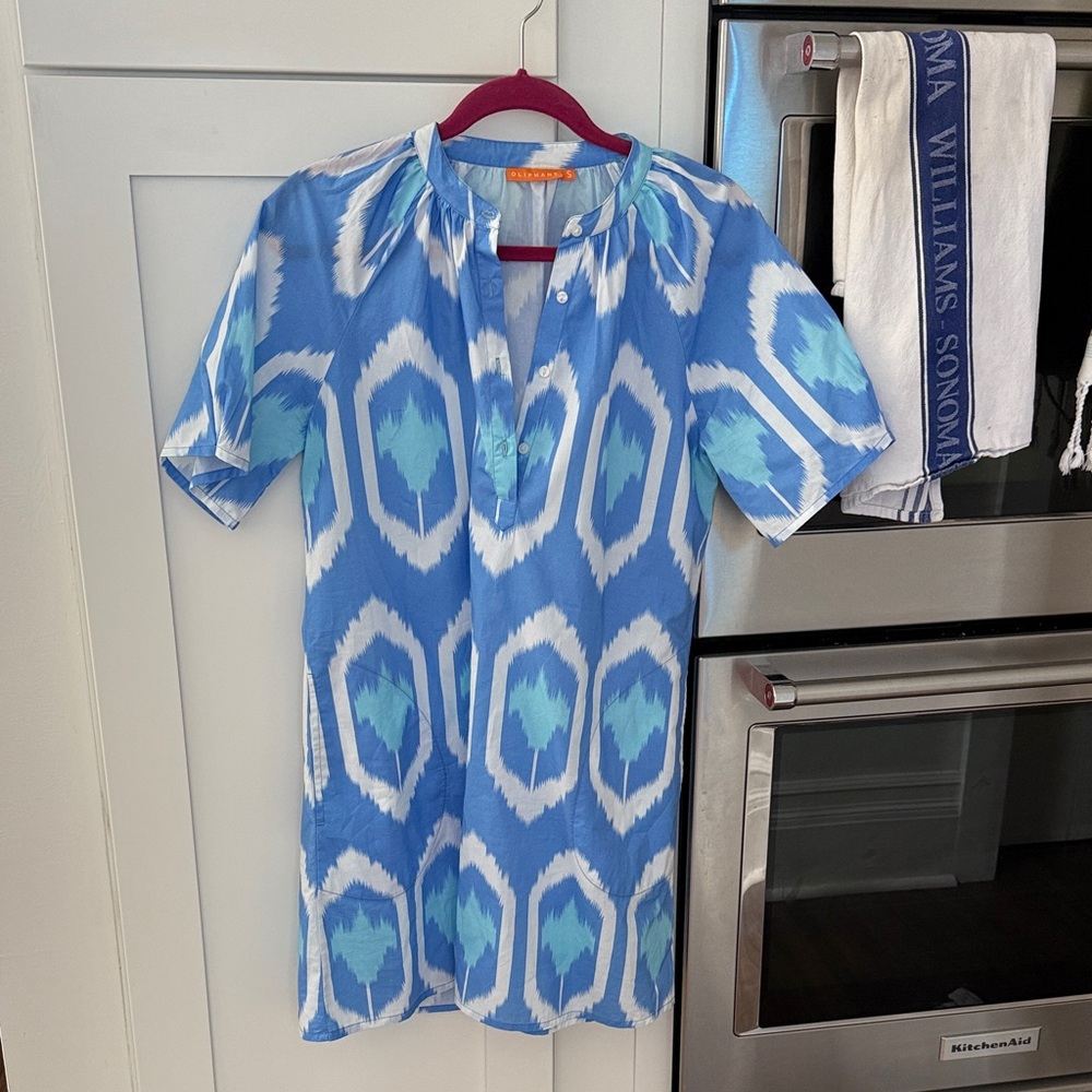 Oliphant Blue and White Dress